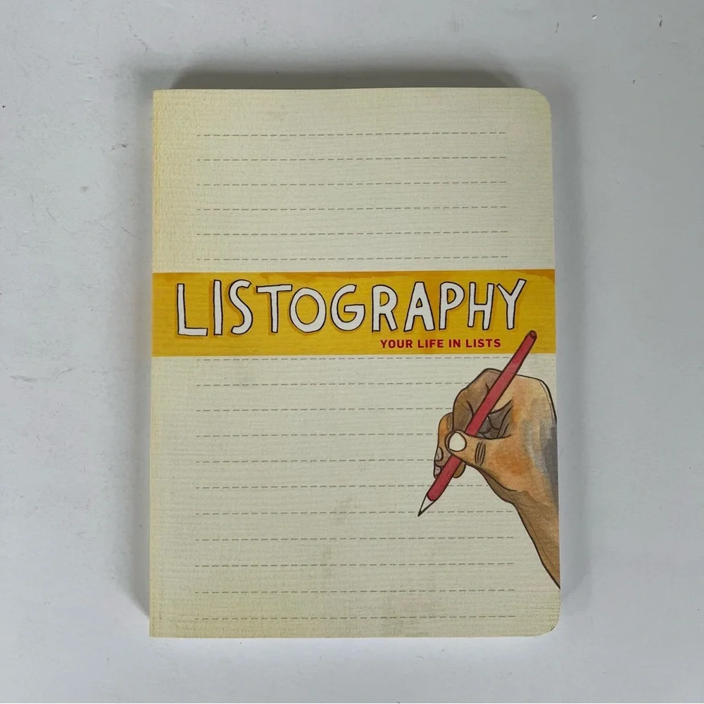 Listography Your Life in Lists Journal - Reflective Notebook
